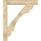 Ekena Millwork Olympic Block Rough Sawn Bracket w/ Offset Brace, Douglas Fir, 6"W x 34"D x 40"H BKT0604X34X40OLY05RDF - alternate 3